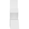 Ekena Millwork Saratoga Architectural Grade PVC Gable Bracket, 84"W x 21"H x 6"D x 6"F, 6/12 Pitch GBP084X21X0606SAR00 - alternate 5